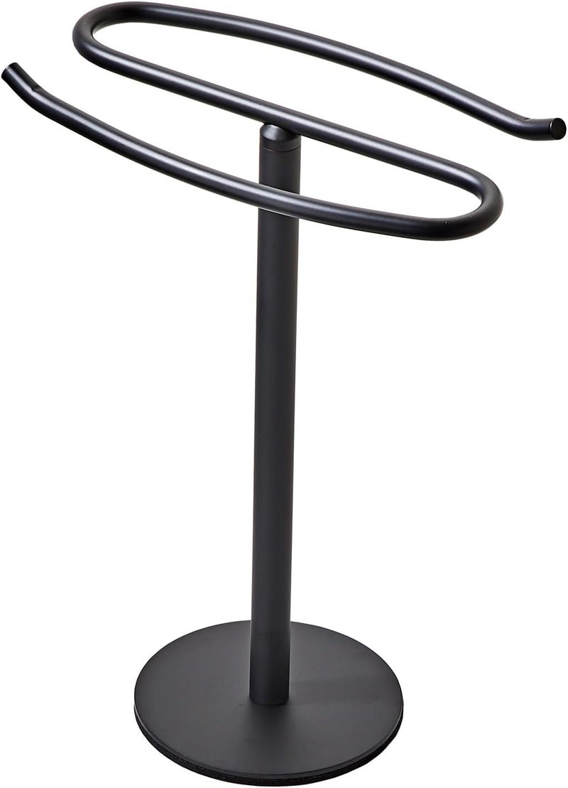 BTHRMHW Matte Black Hand Towel Holder Stand,13 Inch Free-Standing Towel Rack, SUS304 Stainless Steel Towel Bar Rack Stand, Tower Bar for Bathroom Kitchen Vanity Countertop… - Image 1